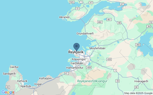 Kaart met locatie Hallgrmskirkja